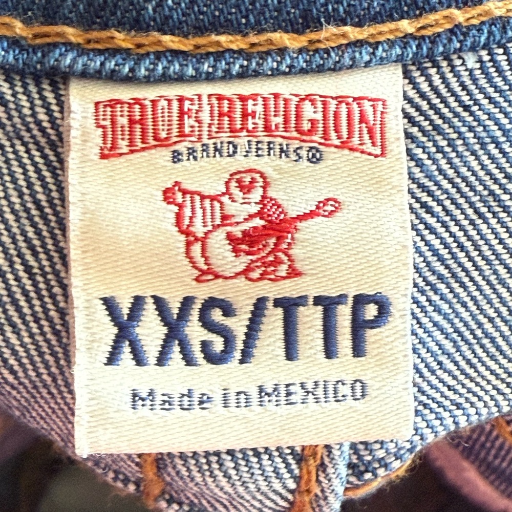 True Religion Blue Denim Overalls - Picture 2 of 6